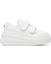 Acne Studios - Velcro Strap Platform Sneakers - Lyst