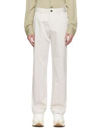 Ami Paris - Button-fly Trousers - Lyst