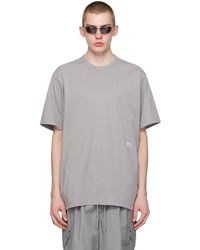 Y-3 - Gray Premium T-shirt - Lyst