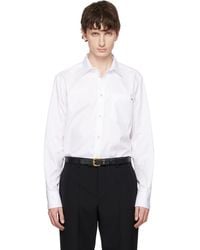 Valentino - Oxford Cotton Vgold Shirt - Lyst
