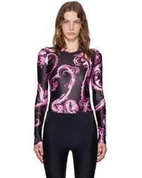 Versace Jeans Couture - Chromo Couture Bodysuit - Lyst