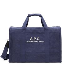 A.P.C. - . Blue Recuperation Gym Bag - Lyst