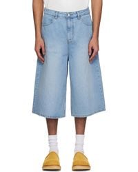Adererror - ブルー Significant Trs Tag 01 デニムショートパンツ - Lyst