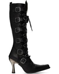 Vetements - New Rock Edition Moto Lace-Up Boots - Lyst