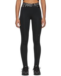 Nike Legging Fuseau En Dri-fit Stretch Et En Résille Pro Intertwist - Noir