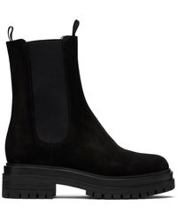 Gianvito Rossi - Bottes Chelsea Chester Noires - Lyst