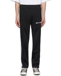 palm angels yellow tartan track pants