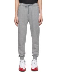 Nike - Pantalon de survêtement gris à logo brodé - Lyst