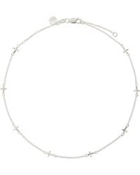 Stolen Girlfriends Club - Stolen Cross Choker - Lyst