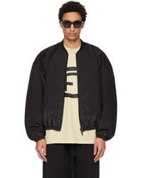 Fear Of God - Nylon Taffeta Padded Bomber Jacket - Lyst