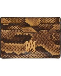 Amiri - Python Card Holder - Lyst