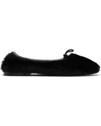 Hereu - Puntera Shearling Ballerina Flats - Lyst