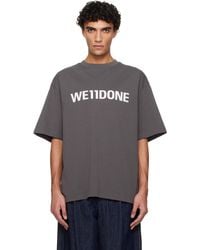 we11done - Large Basic Logo T-Shirt - Lyst