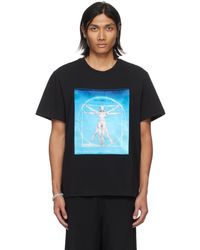 Stella McCartney - T-shirt vitruvian woman noir - Lyst