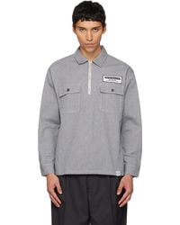 Neighborhood Classic Work Pullover Shirt in White for Men | Lyst