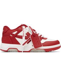 Off-White c/o Virgil Abloh - 'Out Of Office' Calf Leather Sneakers - Lyst