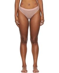 Wolford - Pink Sheer Briefs - Lyst