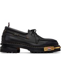 Thom Browne - Distressed Calf Hiking Boat Shoes - Lyst