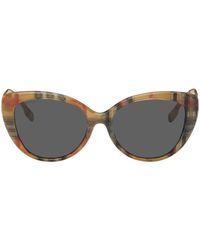 Burberry - Check Sunglasses - Lyst