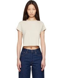 Agolde - Adine Shrunken T-Shirt - Lyst
