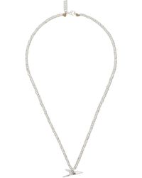 Pearls Before Swine - Collier mares argenté - Lyst
