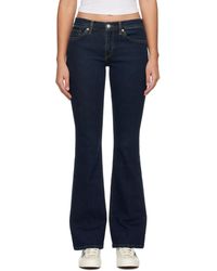 RE/DONE - Blue Baby Boot Jeans - Lyst