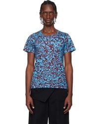 Dries Van Noten - Burgundy Fitted Cotton T-Shirt - Lyst