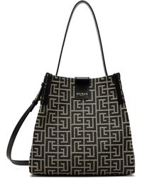 Balmain - Off- Release Bucket Bag - Lyst