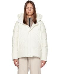 Canada Goose - White Humanature Wyndham Down Jacket - Lyst