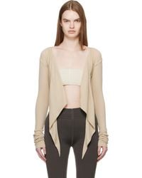 Rick Owens - Temple Crop Wrap Top - Lyst