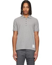 Thom Browne - Classic Pique 4-Bar Polo - Lyst