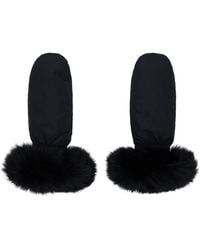 Yves Salomon - Fox Fur & Down Mittens - Lyst