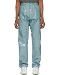 vinyl mens pants