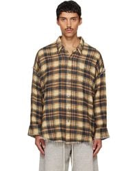R13 - Shredded Seam Drop Neck Shirt - Lyst
