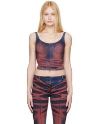 KNWLS - Harley Denim Tank Top - Lyst