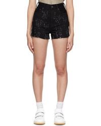 Acne Studios - Distressed Denim Shorts - Lyst