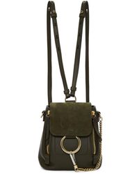 chloe faye backpack black