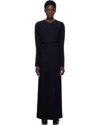 TOTEME - Long-Sleeve Slouch Waist Maxi Dress - Lyst