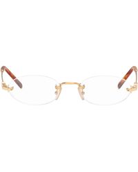 Miu Miu - Rimless Glasses - Lyst