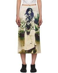 Ashley Williams - Printed Midi Skirt - Lyst