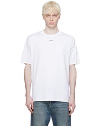 Lanvin - ホワイト ロゴパッチ Tシャツ - Lyst