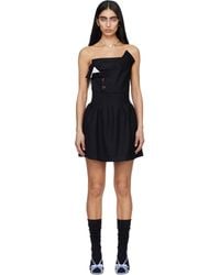 ShuShu/Tong - Double-Layer Bustier Minidress - Lyst