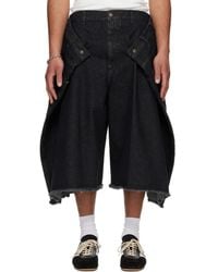 Lu'u Dan - Denim Maxi Shorts - Lyst