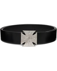 Vetements - Metal Biker Cross Logo Belt - Lyst