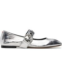 Aeyde - Uma Eyelet Ballerina Flats - Lyst