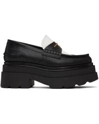 Alexander Wang - Black & White Carter Loafers - Lyst
