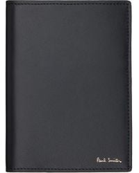 Paul Smith - 'Signature Stripe' Interior Leather Passport Holder - Lyst