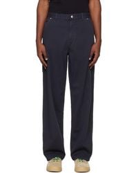Moncler - Cotton Blend Gabardine Cargo Pants - Lyst
