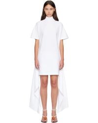Alaïa - Cotton Jersey T-Shirt Minidress - Lyst