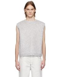 Karmuel Young - Crew Neck Knit Vest - Lyst